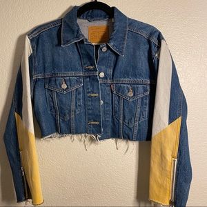 Levi’s cropped jean jacket